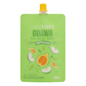 Owolovo jablkovo-guavový tropický ovocný pyré pre deti 200 g - 95940