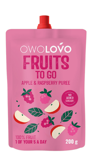 Owolovo jablkovo-malinové pyré 200 g - 95936