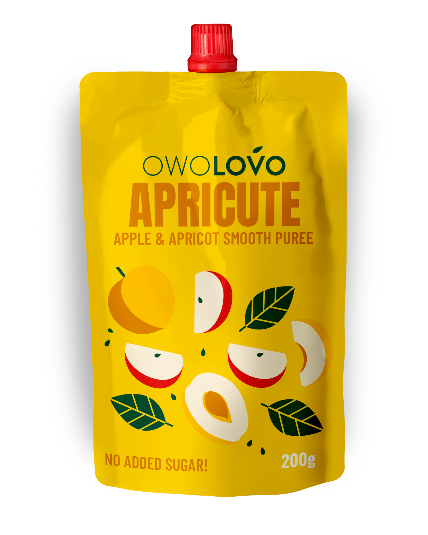 Owolovo Ovocné pyré s príchuťou jablka a marhule 200 g - 93671
