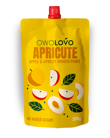 Owolovo Ovocné pyré s príchuťou jablka a marhule 200 g - 93671