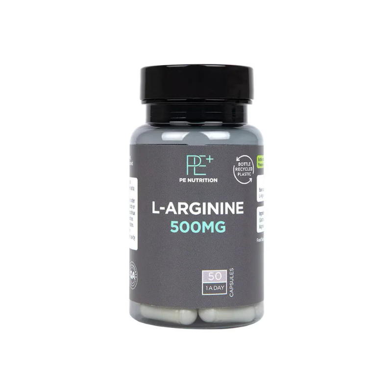 PE Nutrition l-arginín kapsule 500 mg 50 šálok