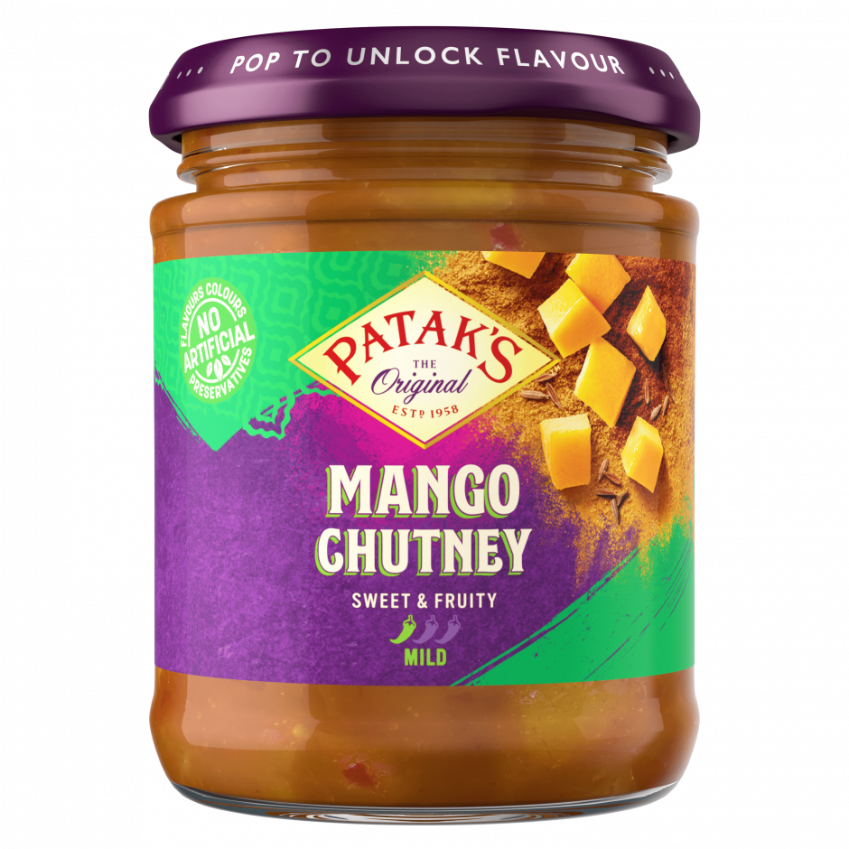 Pataks mango chutney 340 g