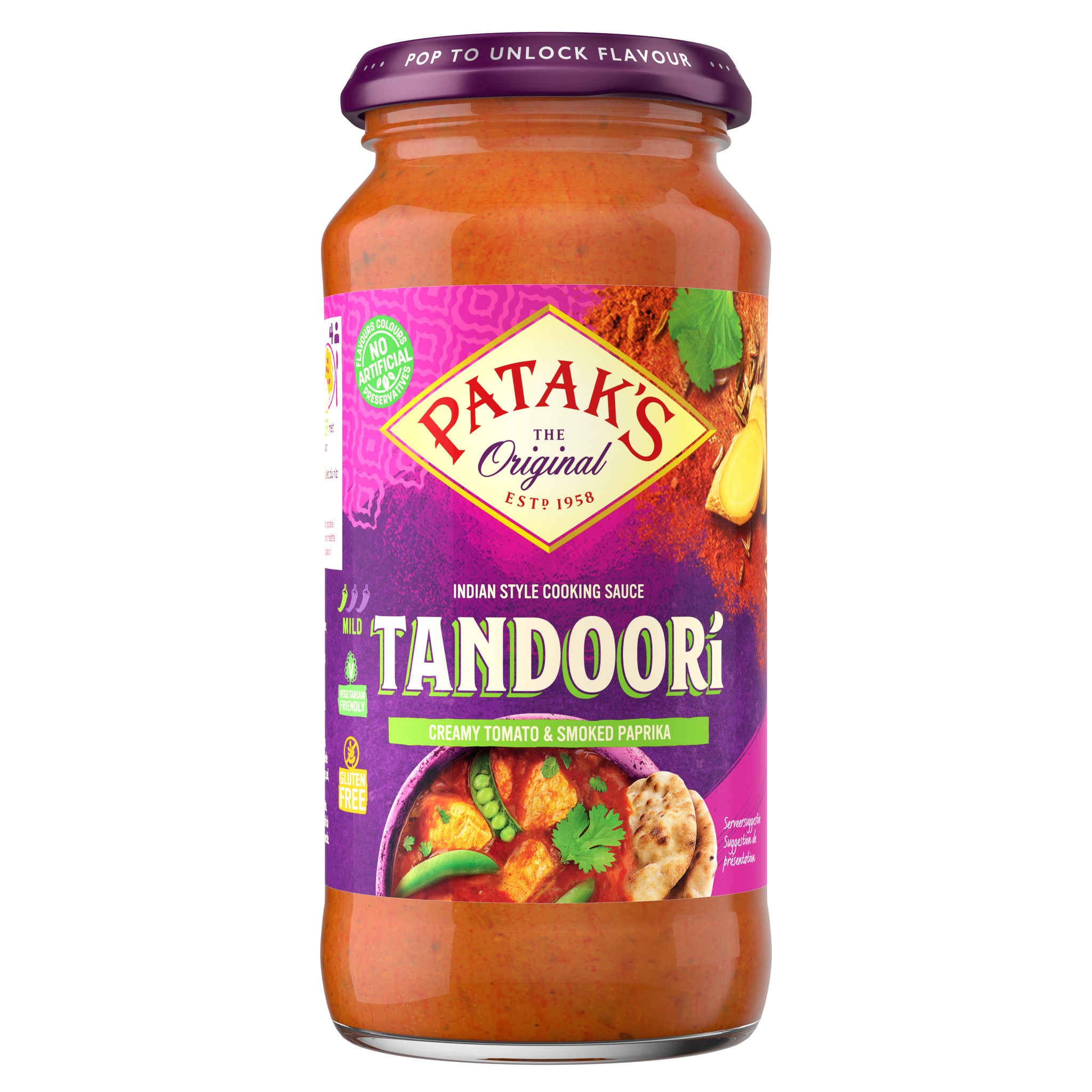 Pataks tandoori indická omáčka 450 g