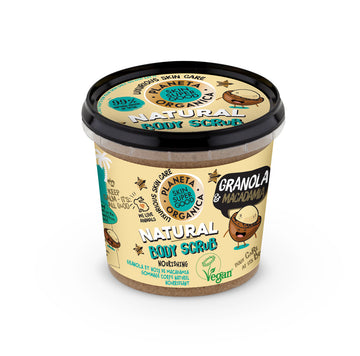 Planeta Organica Skin Super Good telový píling Granola-makadamový orech 360 ml - 84671