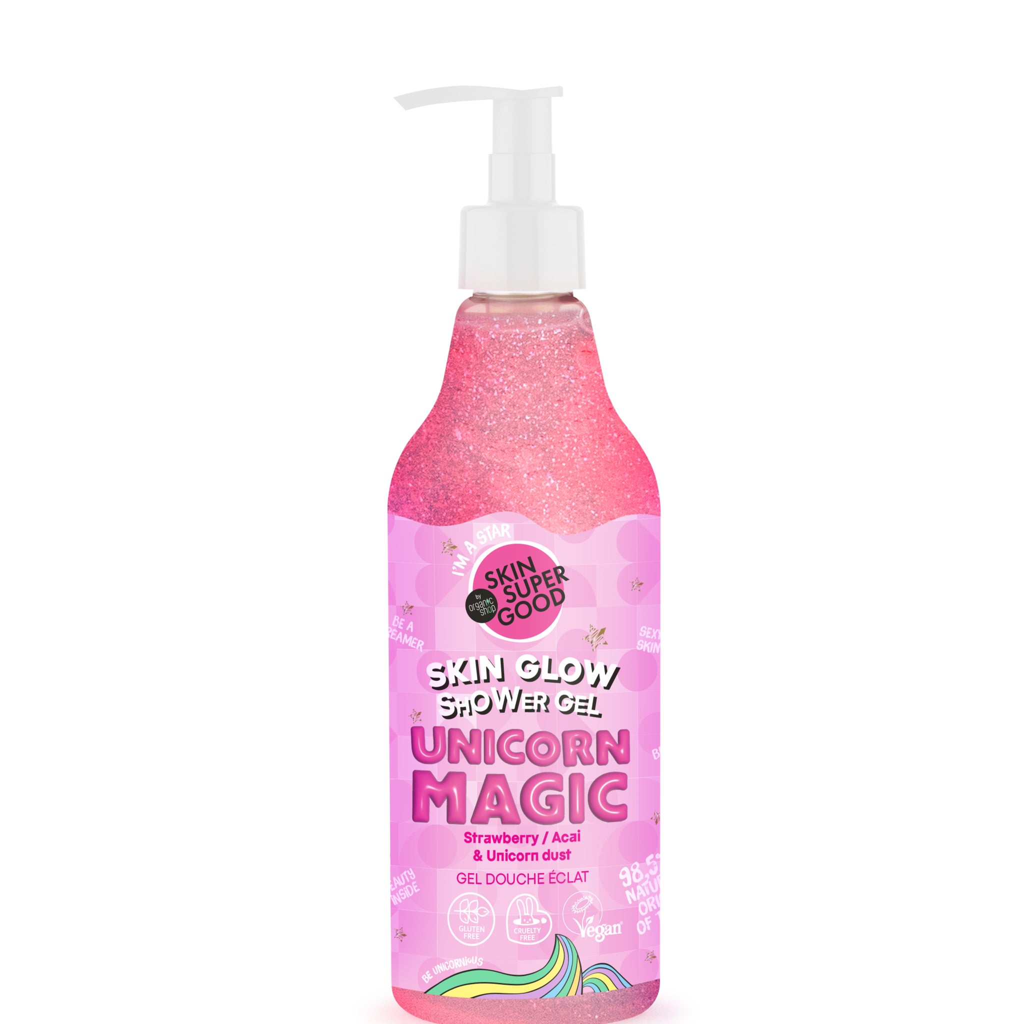 Organic Shop Rozjasňujúci sprchový gél Unicorn Magic 500 ml - 93960