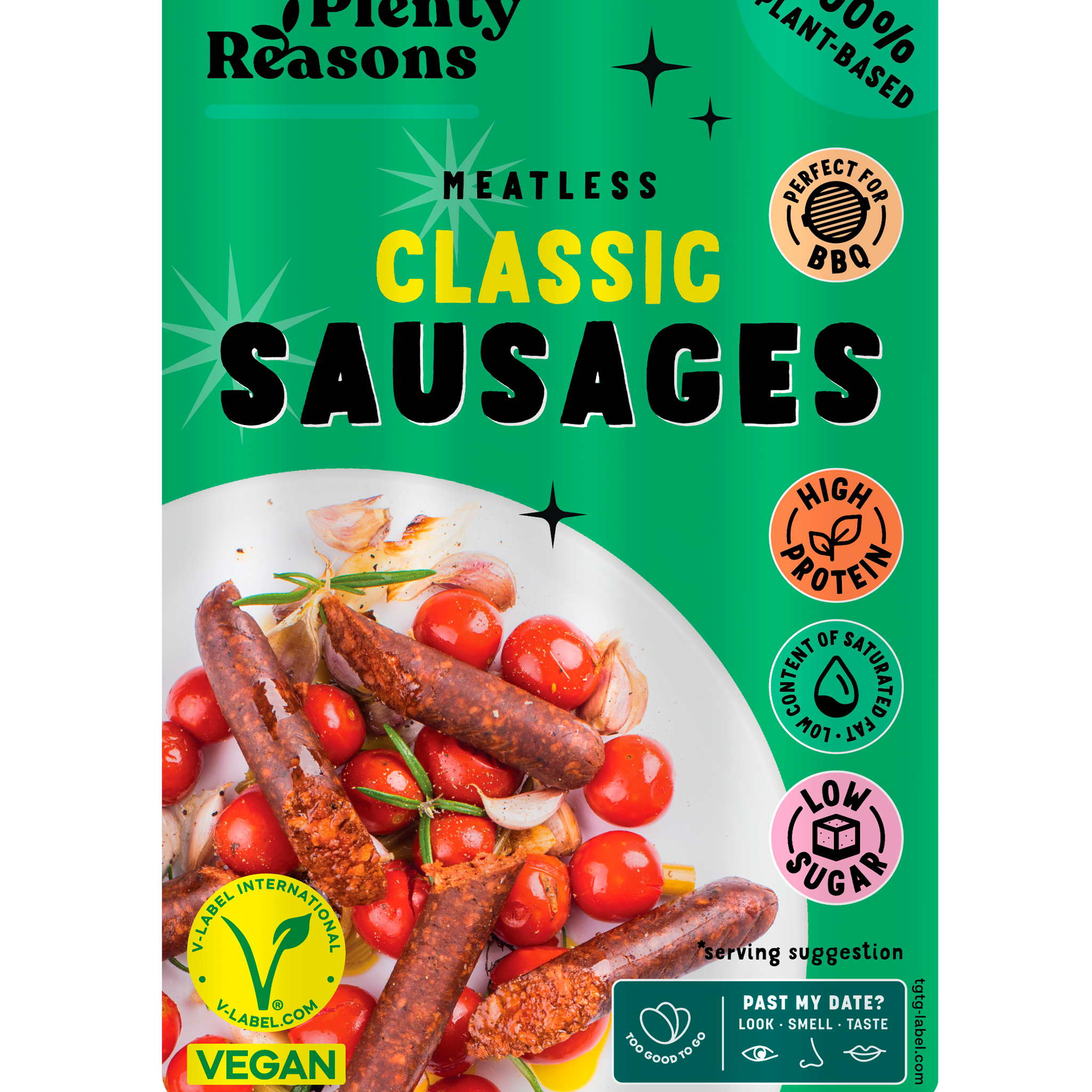 Plenty Reasons vegánsky klasický koláčovitý produkt 180 g