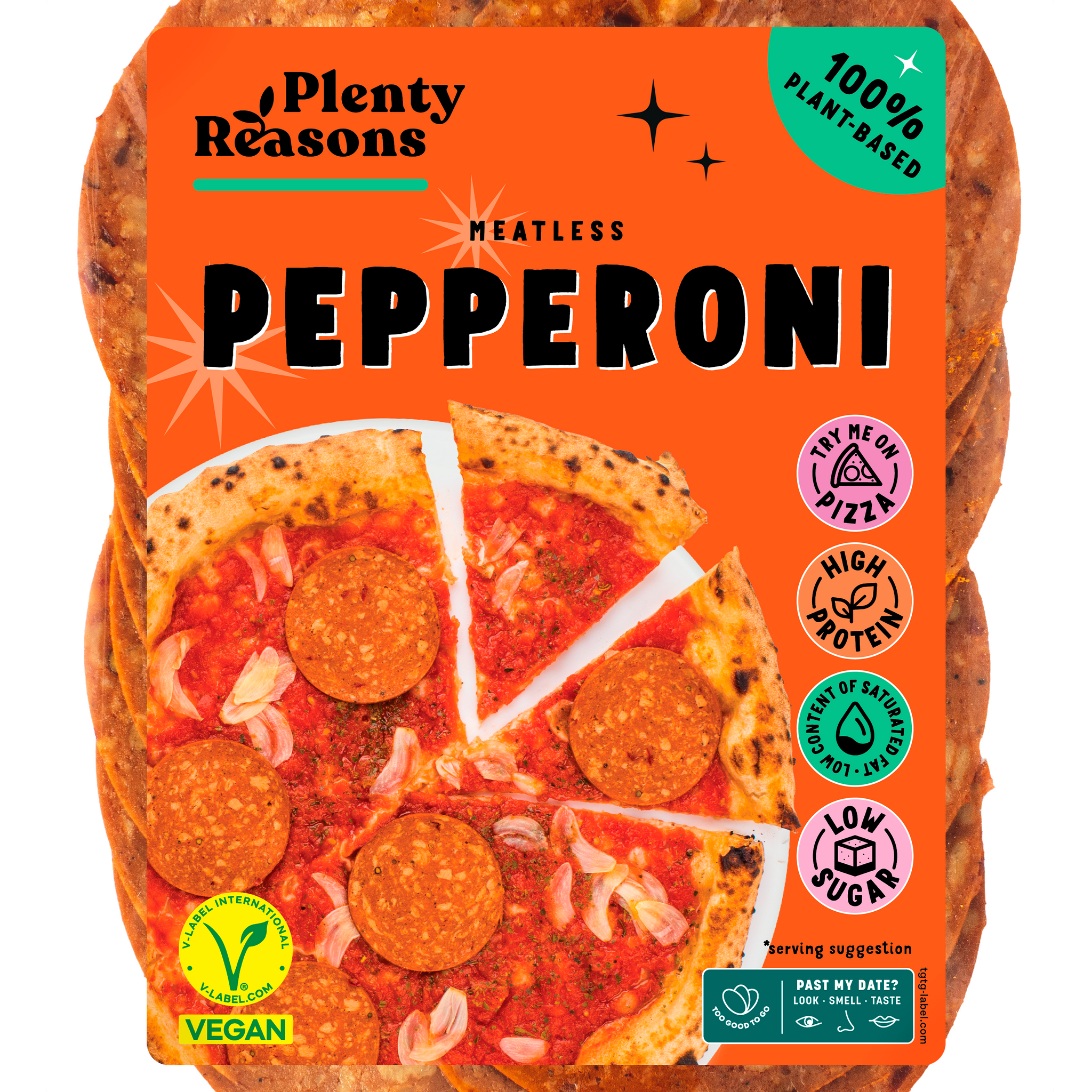 Plenty Reasons vegánsky pepperoniový šalámový kus 100 g
