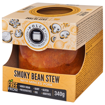 Polcz Fazuľový guláš s údenou krkovičkou 340 g - 93468