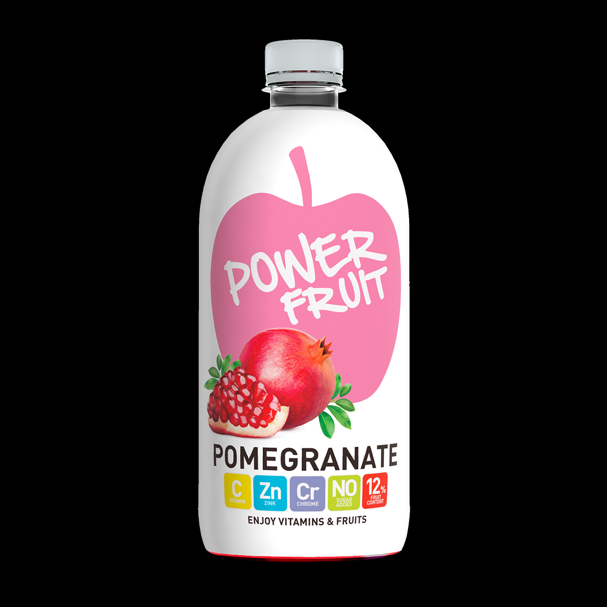 Objem nápoja Powerfruit 750 ml