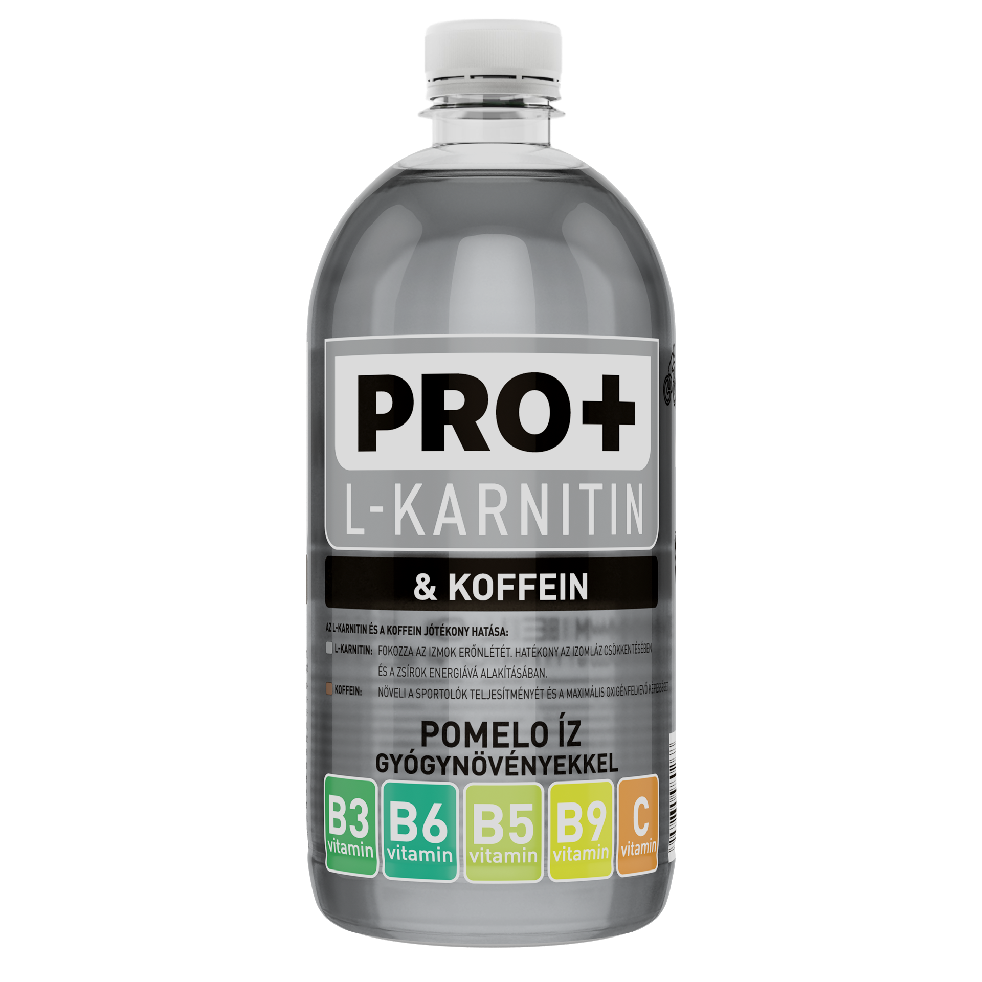 PRO+ L-karnitín + kofeín - Pomelo 750 ml