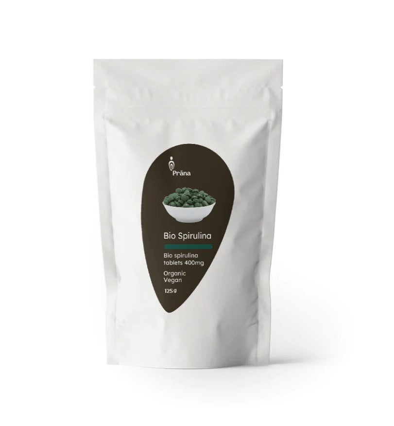 Prana bio spirulina (400 mg) tablety 125 g