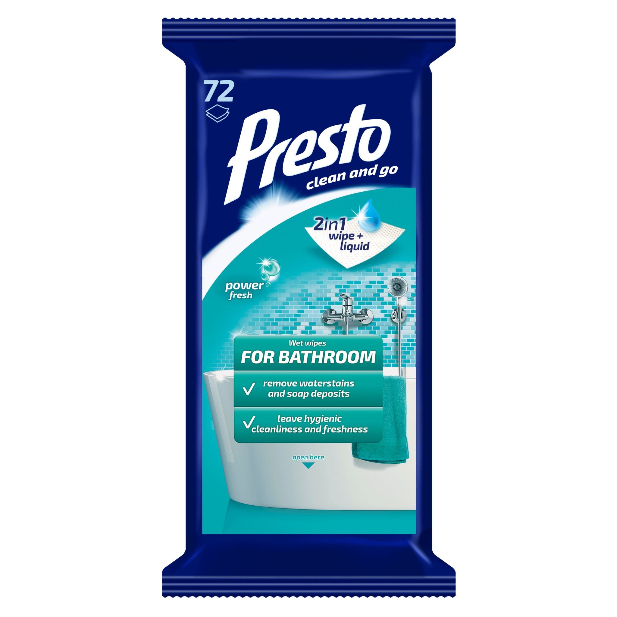 Kúpeľné utierky Presto 72 kusov