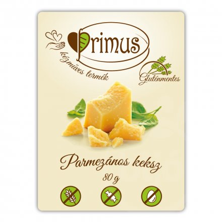 Primus Bezlepkové parmezánové krekry 80 g - 57455