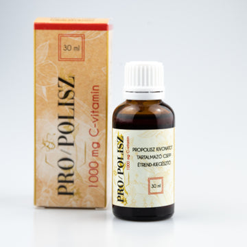 Pro/polys propolysový výťažok alkoholová kvapka s 1000 mg vitamínu C 30 ml
