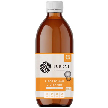 Pure Vi liposomný vitamín C oranžovej chuti 600 ml