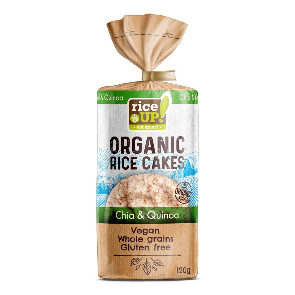 RiceUP! Ryžové chlebíčky s quinoou a chia semienkami 120 g - 59528