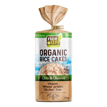 RiceUP! Ryžové chlebíčky s quinoou a chia semienkami 120 g - 59528