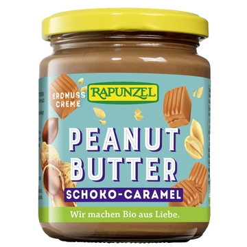 Rapunzel Bio arašidové maslo s čokoládou a karamelom 250 g - 90157