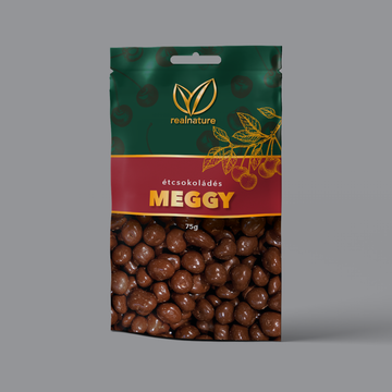 Real Nature jedlá čokoládové čerešne 75 g