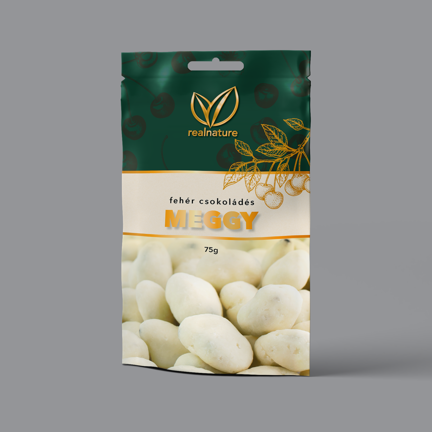 Real Nature biely čokoládový tvaroh 75 g