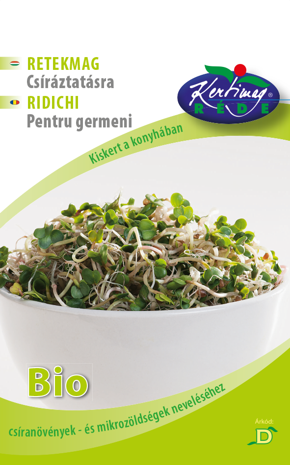Réde Bio semienka reďkovky na klíčenie 15 g - 20195
