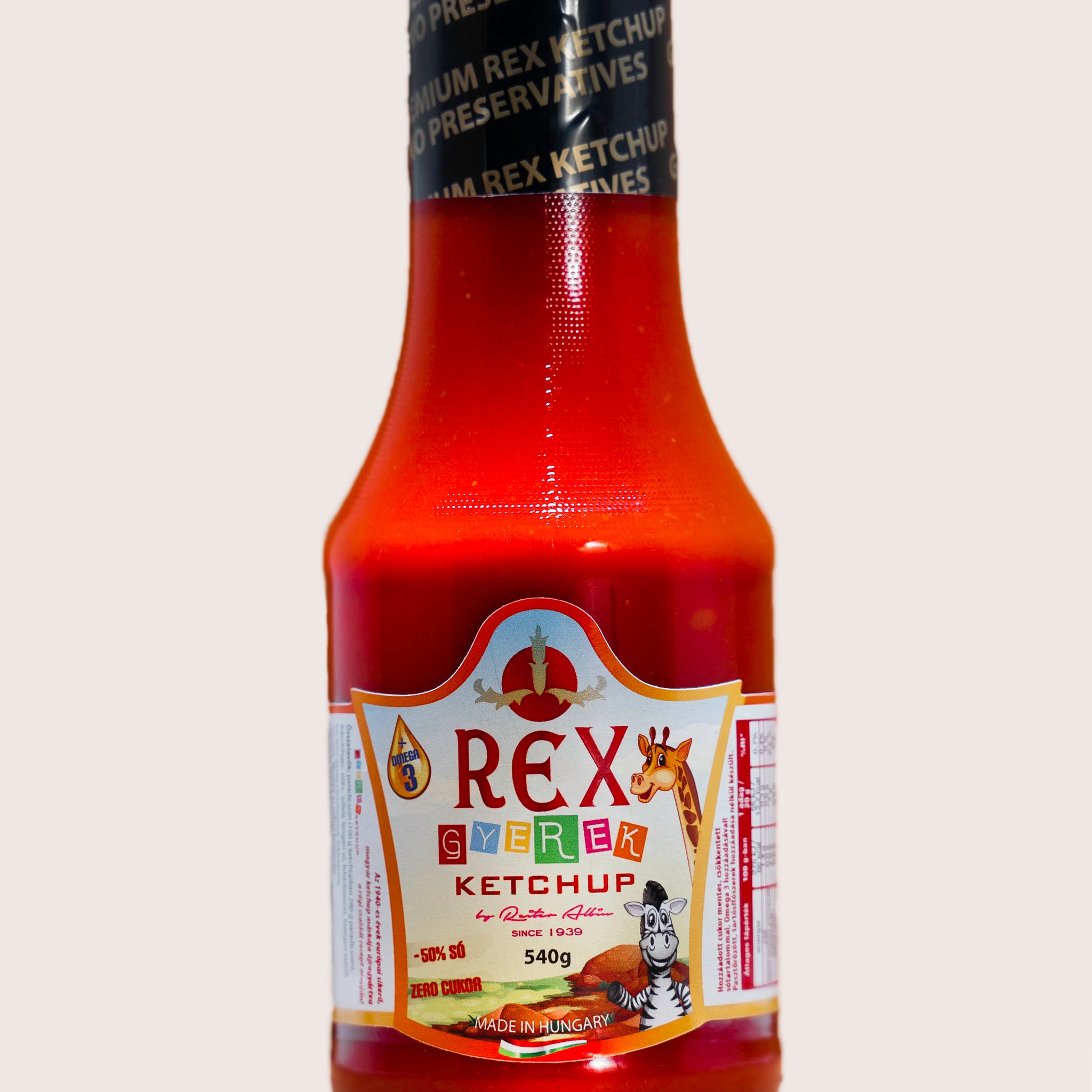 Rex dieťa ketchup 540 g