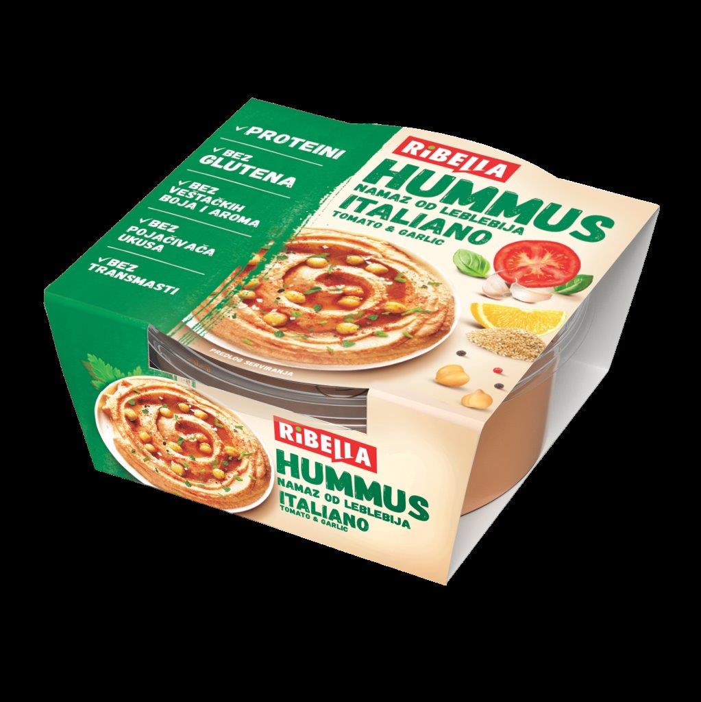 Ribella hummus masťová škrečková krém italiana 200 g