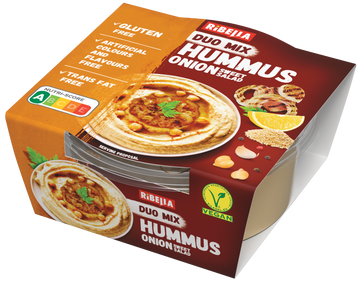 Ribella hummus škrupiny na škrupinu s karamelovou cibuľou 200 g