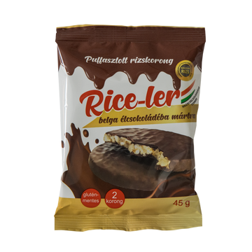 Rice-ler nafukovaná ryža v čokoládovej krúžke namočená do jedlovej čokolády 45 g