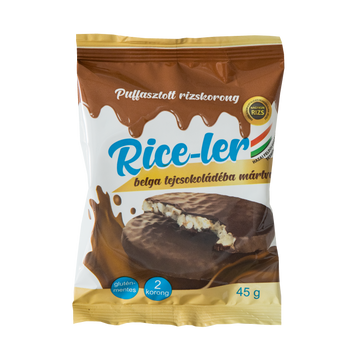 Rice-ler nafukovaná ryžová krabica namočená v mliečnej čokoláde 45 g