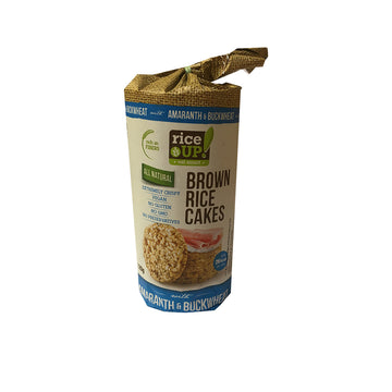 RiceUp! Eat Smart celozrnné pufované ryžové chlebíčky s pohánkou a amarantom 120 g - 52502