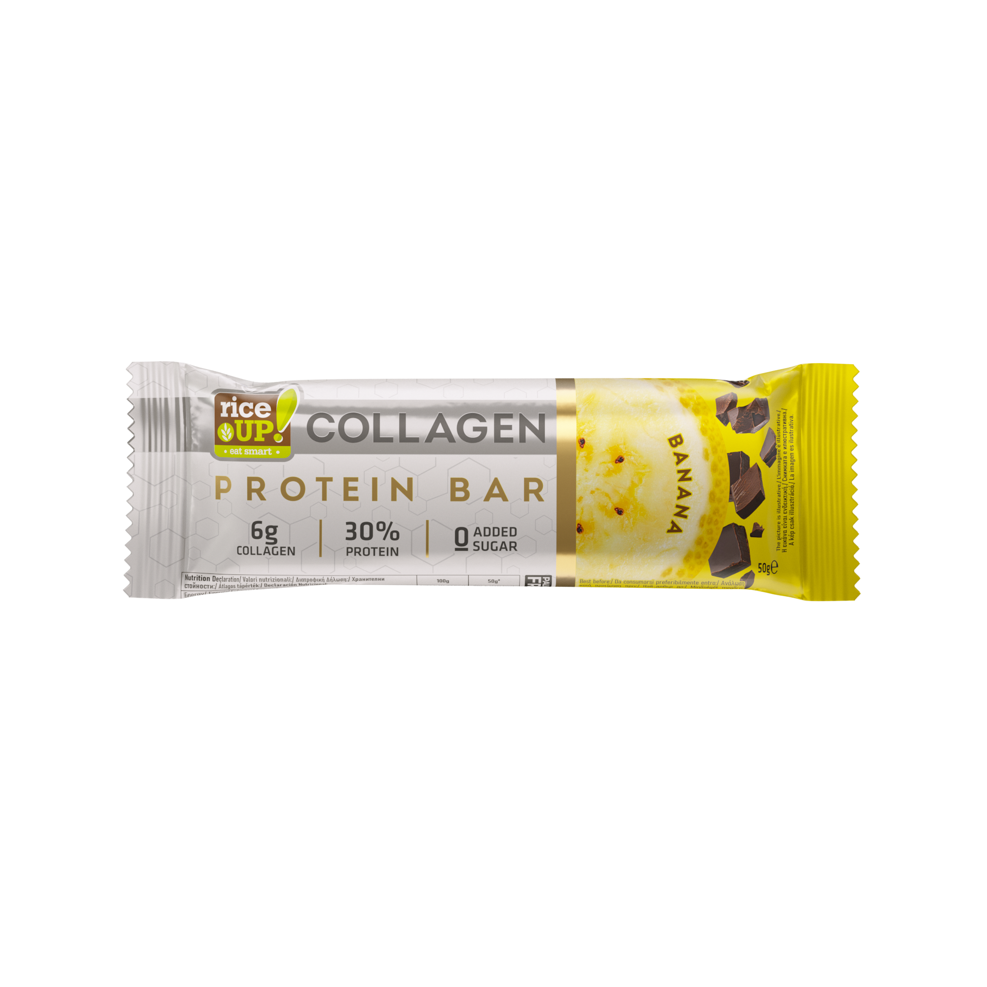 Rice Up Kolagénová proteínová tyčinka banán 50 g - 95890