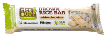 RiceUP! Tyčinka z hnedej ryže s bielou čokoládou 18 g - 88298
