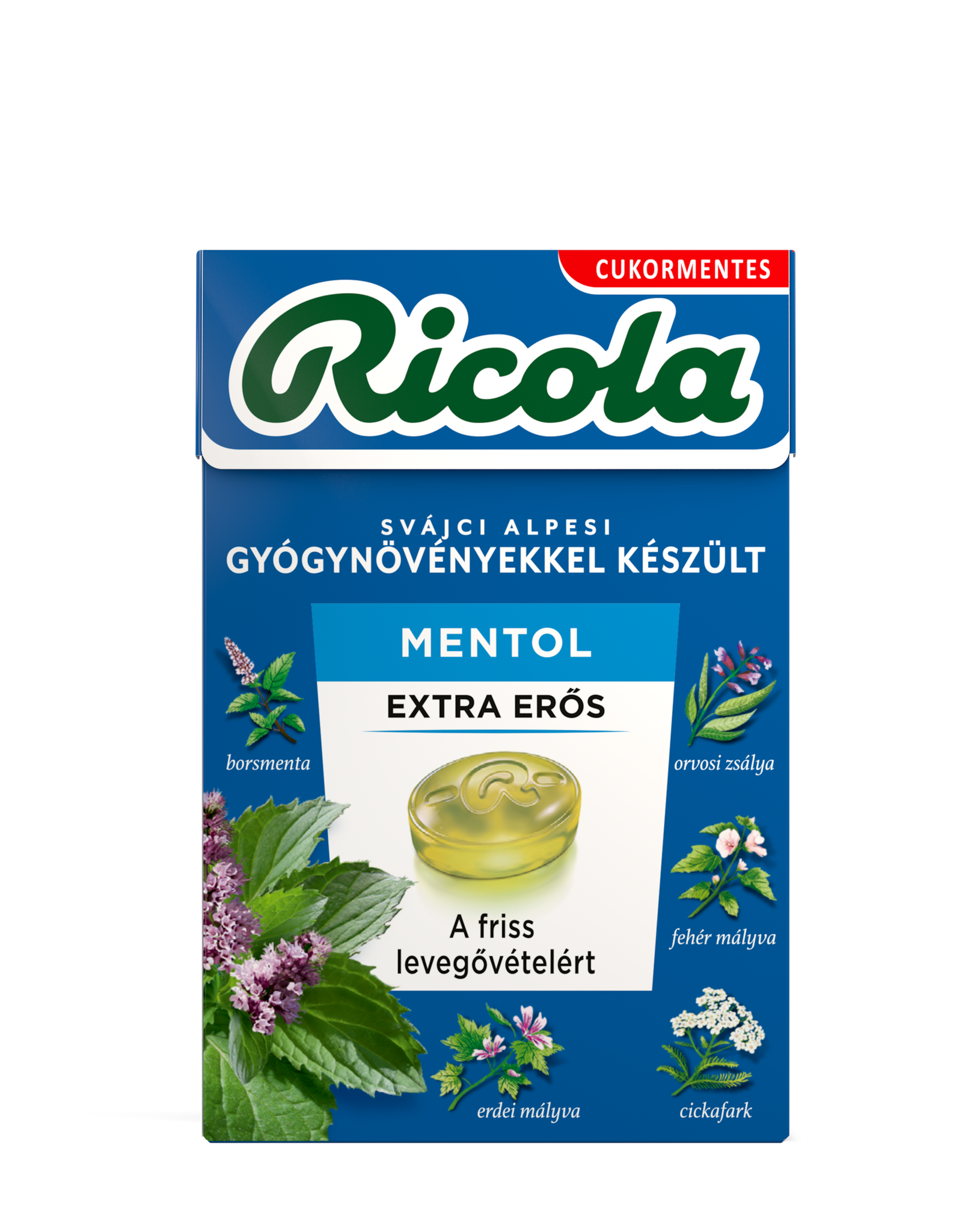 Ricola bylinkové cukríky s extra silnou mentolovou príchuťou 40 g - 91943