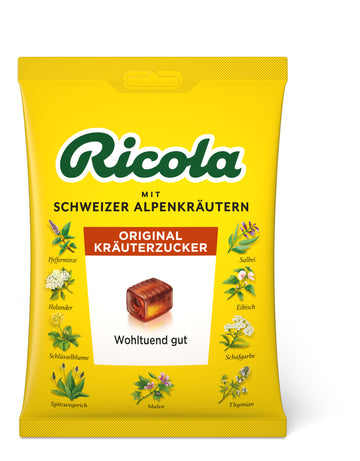 Ricola švajčiarske bylinné cukríky bez cukru s 13 bylinkami 75 g - 43839
