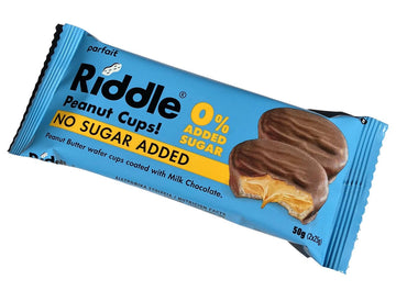 Čokoládové zrnká Riddle s orieškovým mliekom bez pridaného cukru 50 g