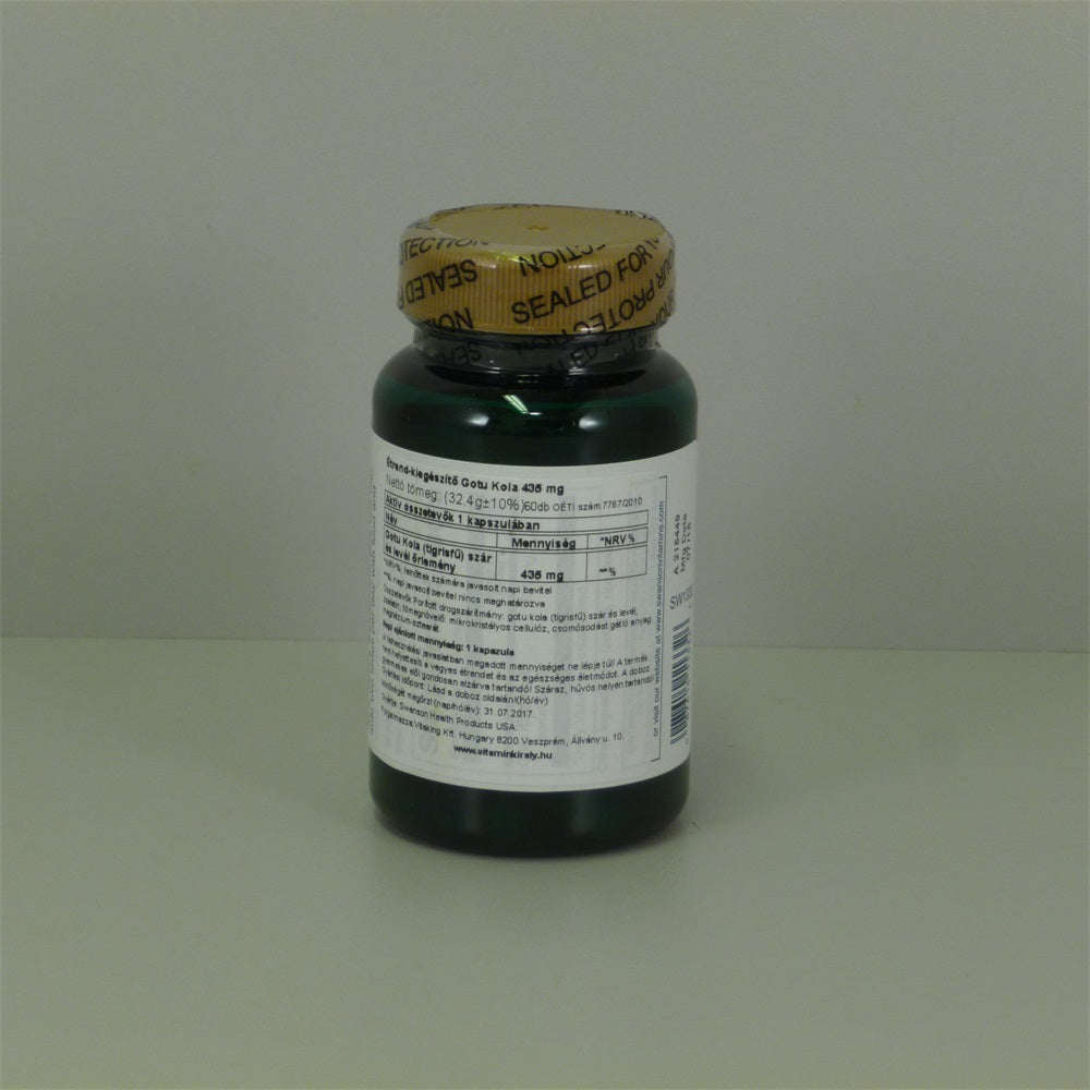 Swanson Gotu Kola pre duševnú pohodu 60 kapsúl - 46571