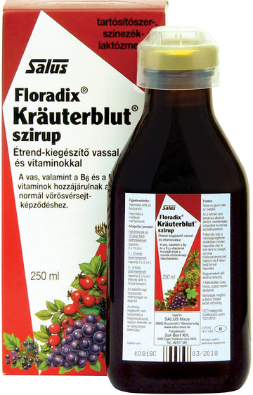 Floradix Tekutý roztok železa a vitamínov 250 ml - 22640