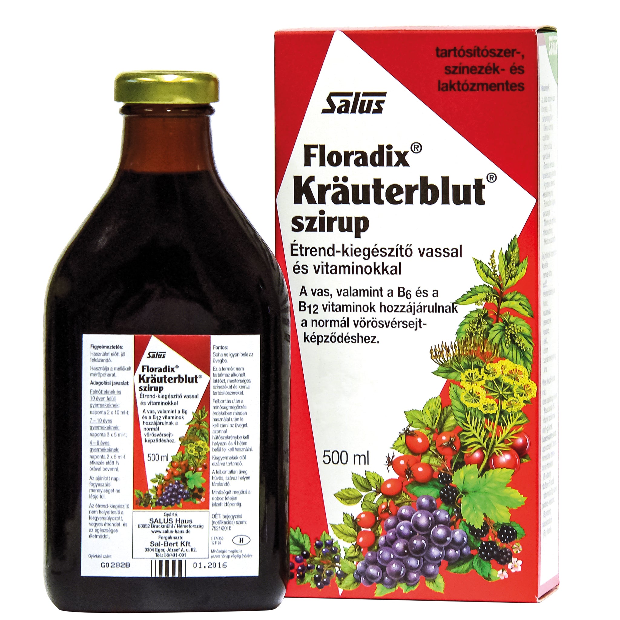 Floradix Tekutý železný prípravok 500 ml - 22641