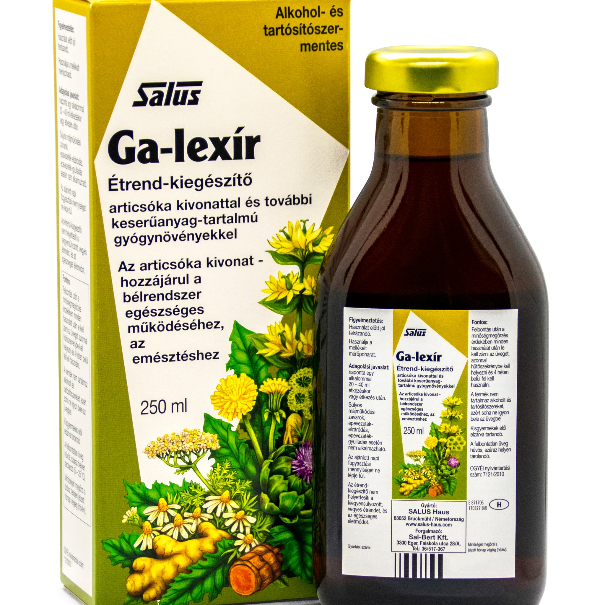 Floradix Gallexier Artičokový výživový doplnok 250 ml - 20289