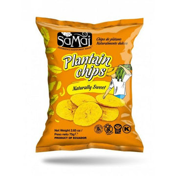 Samai Banánové Lupienky Sladké 75 g - 57056