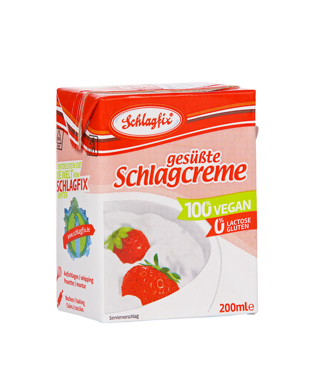 Schlagfix Sladený rastlinný krém na šľahanie 200 ml - 52954