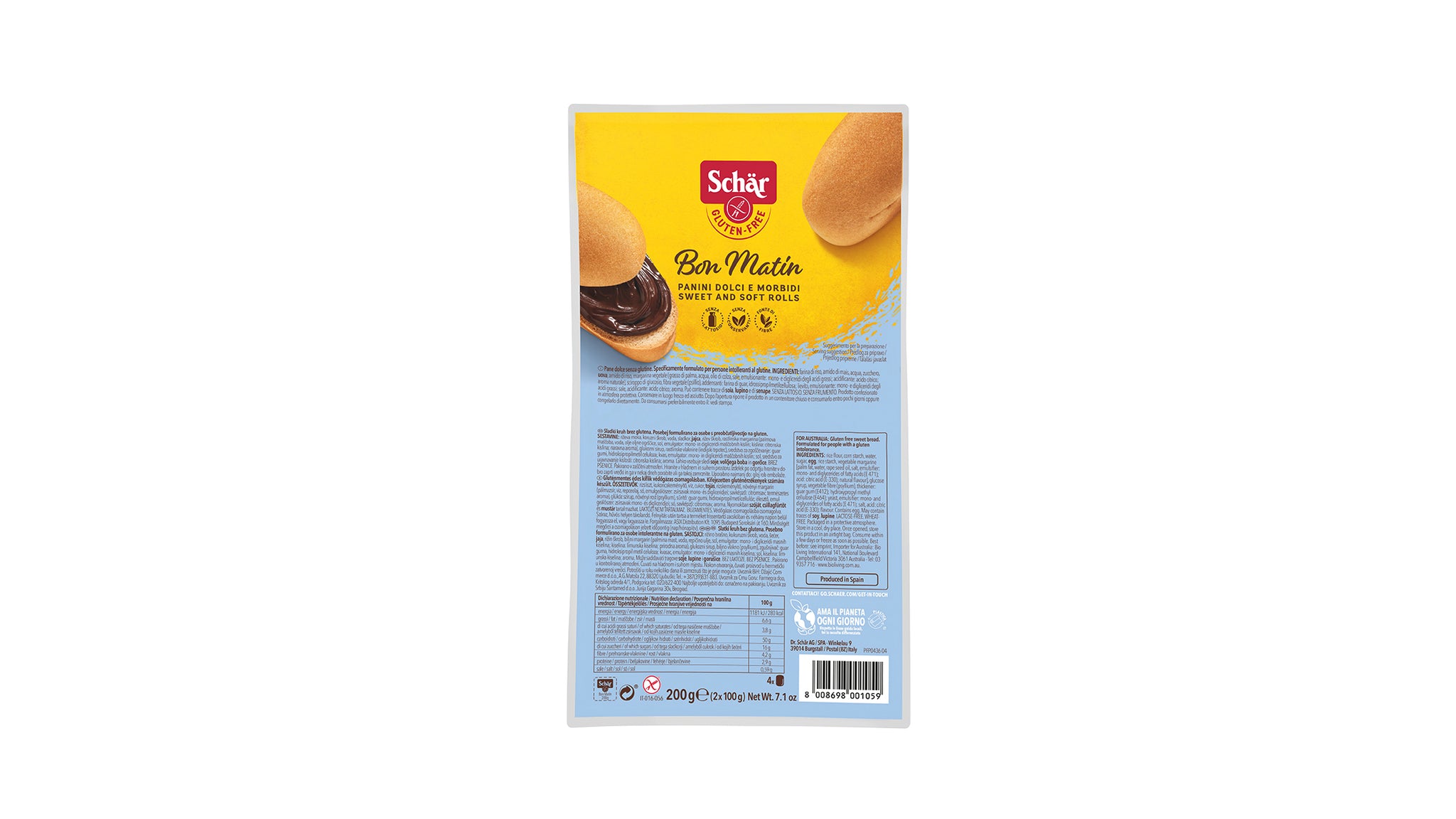 Schär Bon Matin bezlepkové jemné pečivo 200 g - 13647