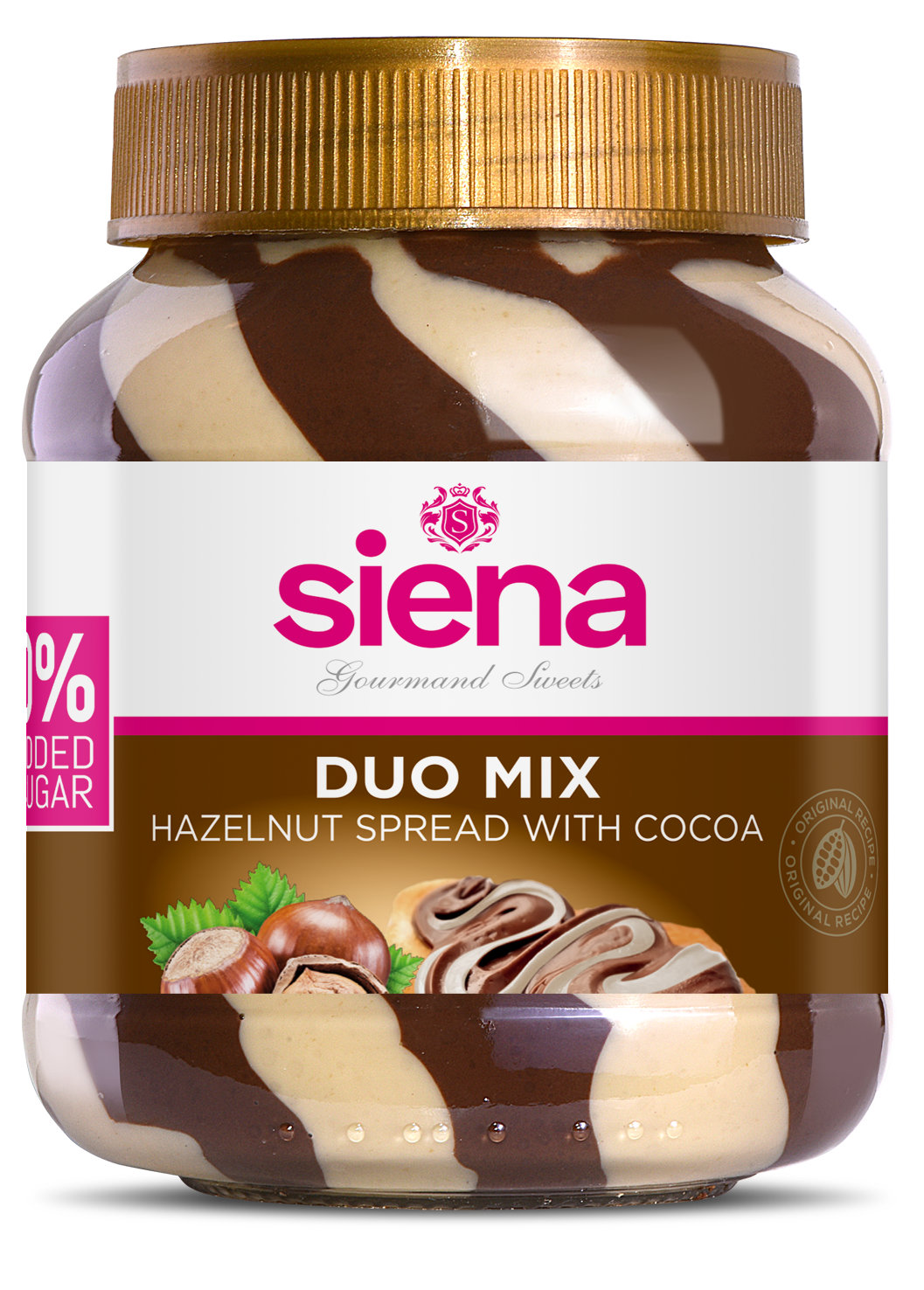 Siena kakaovo-lieskovoorieškový krém so sladidlom 400 g - 90626