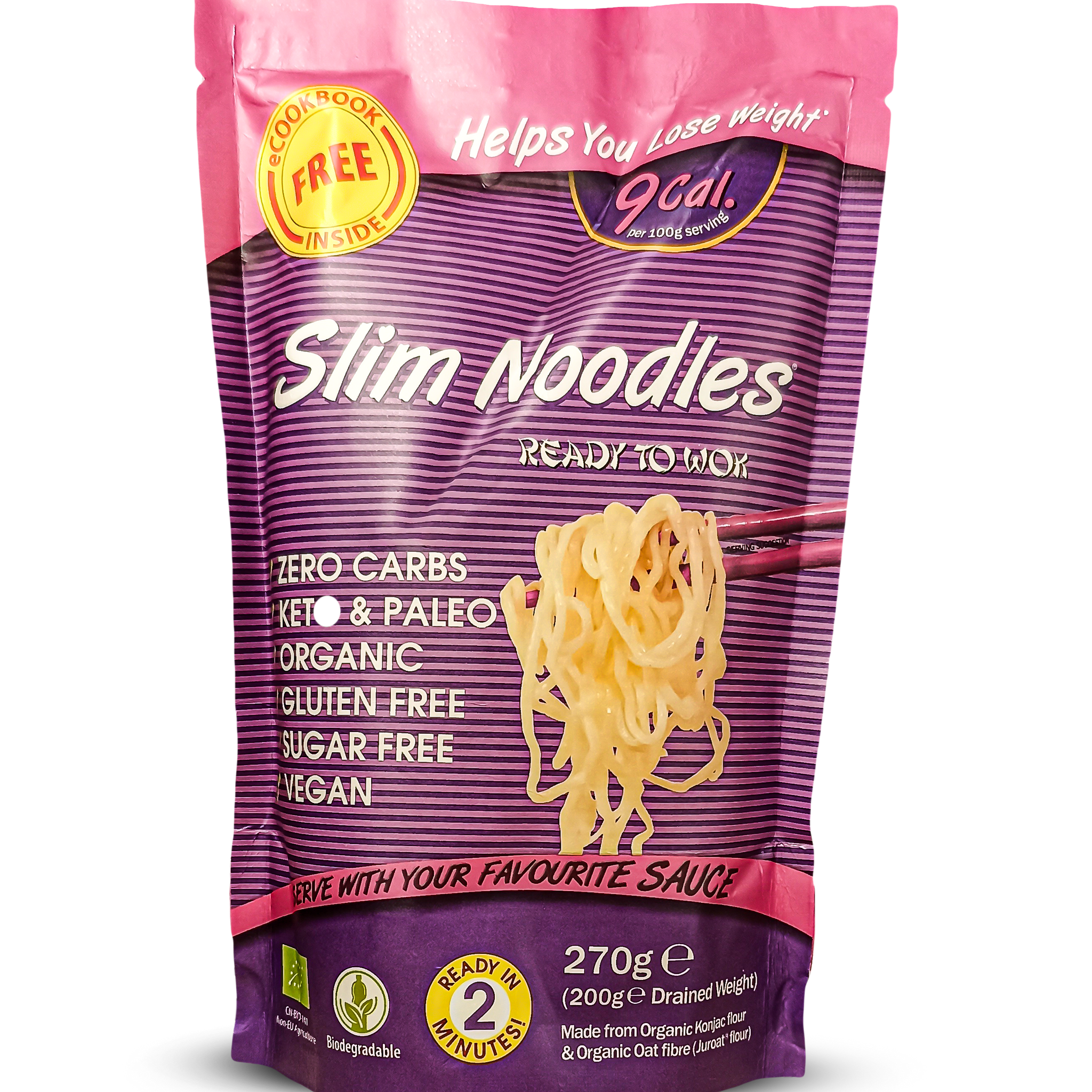 Eatwater Slim Konjakové rezance 270 g - 97692