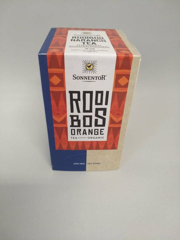 Sonnentor bio rooibos čajové pomarančové filtre 32 g
