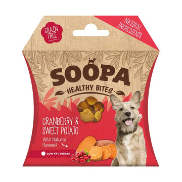 Soopa healthy bites vegánsky odmenový stôl Červené jahody a sladké zemiaky 50 g