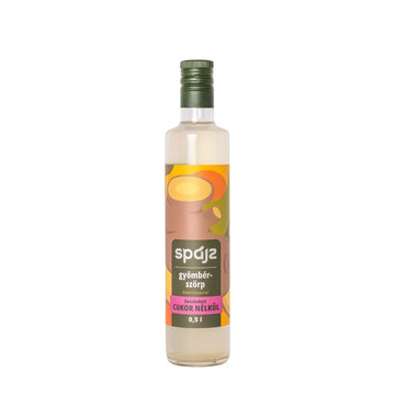 Špagátový sirup bez cukrov ginger s sladidlom 500 ml