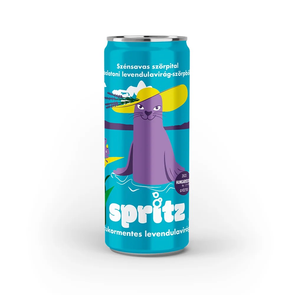Spritz by spájz szörpital bezcukorové kvety lavandule kyselina uhličitá 330 ml