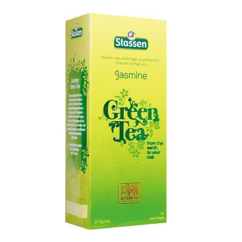 Stassen zelený čaj s príchuťou jazmínu 100 g - 19208